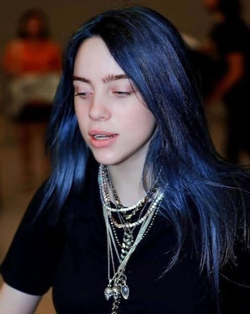 Billie Eilish PFP Blue Billie Eilish PFP Blue