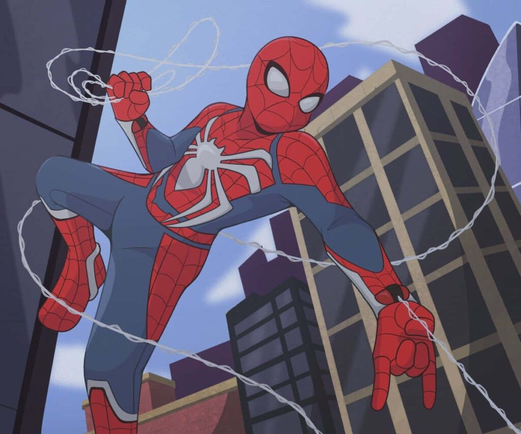 Spider Man Pic To Color