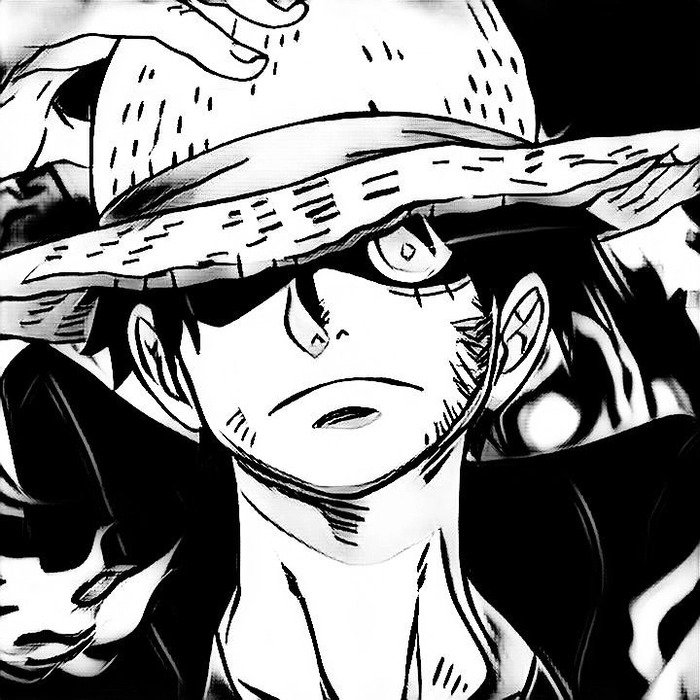 Luffy Pfp Black And White Luffy Pfp Black And White